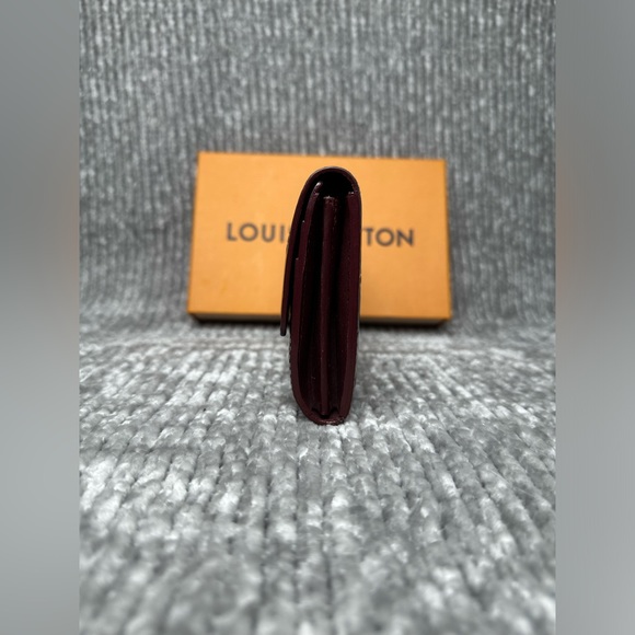 LOUIS VUITTON WALLET - MAROON CARD & CASH WALLET - Picture 6 of 12